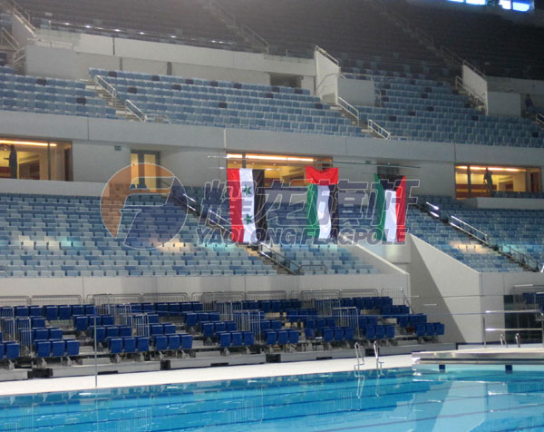 迪拜体育馆颁奖旗